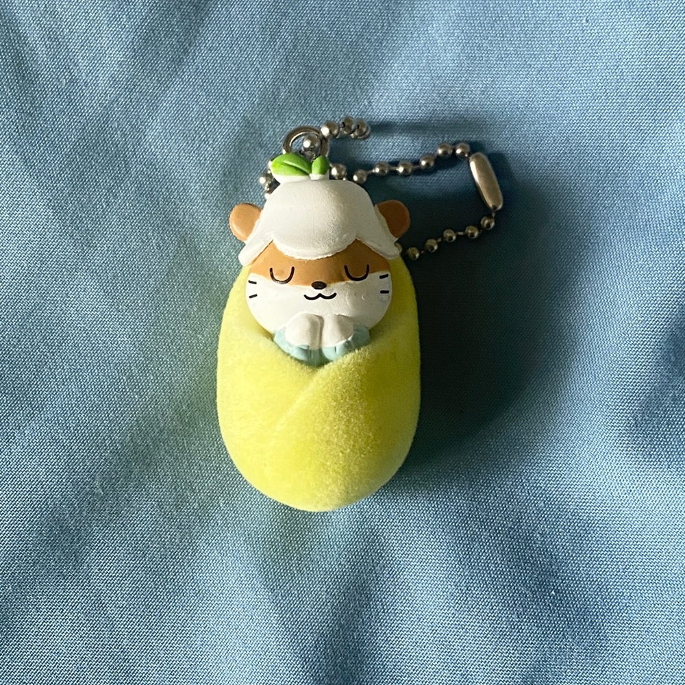 Sanrio Gachapon Hello Kitty Corocorokuririn Keychain Japan Collectible